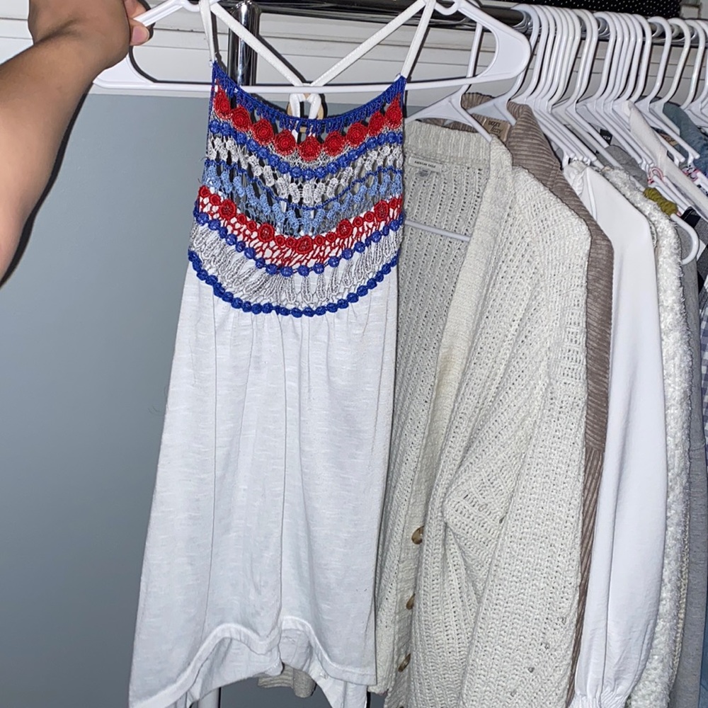 Crochet Knit Tank (size M)